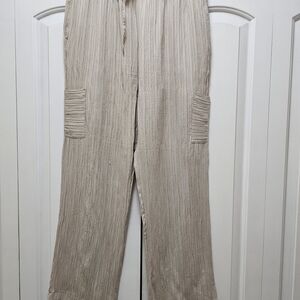 Women's Beige Casual Pants